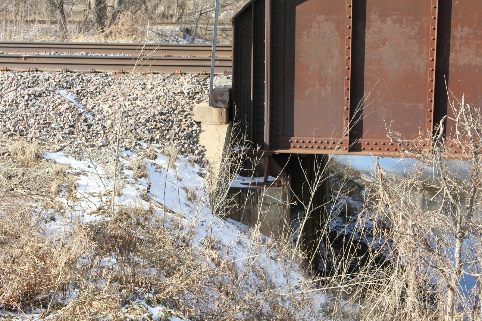 West abutment